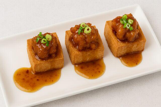 Stuffed Tofu 百花酿豆腐 (L)
